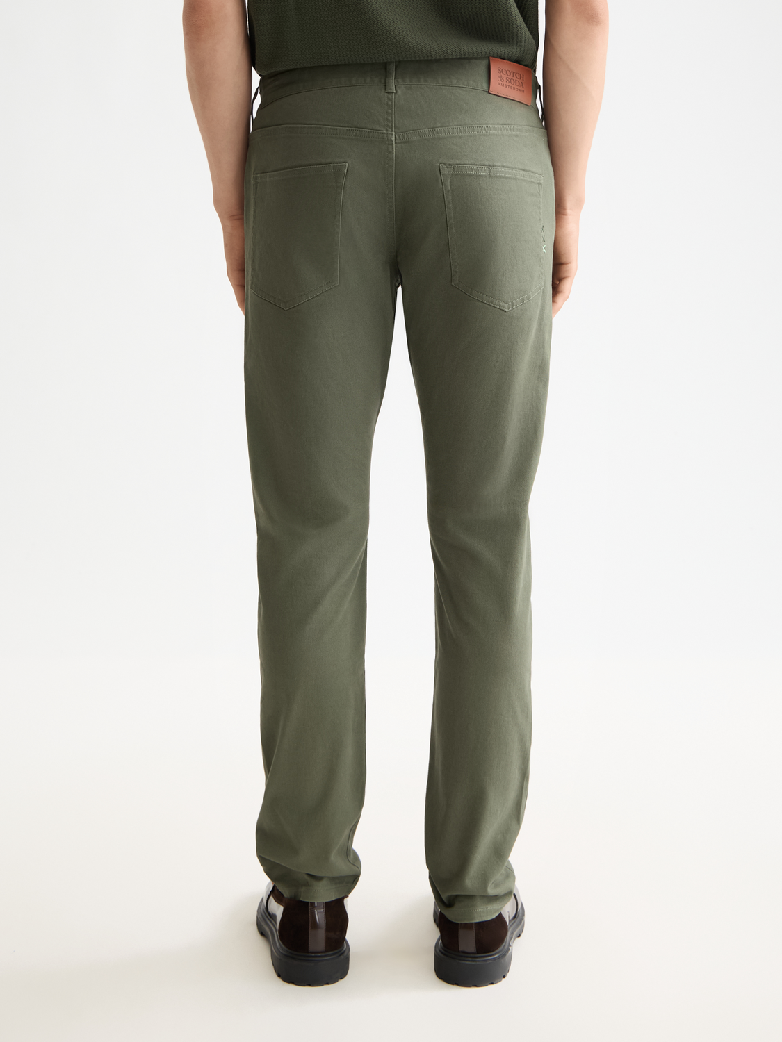 Ralston cotton-blend twill regular slim pant