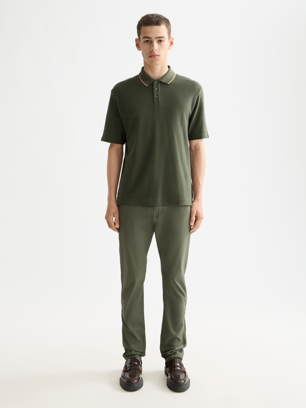 Ralston cotton-blend twill regular slim pant