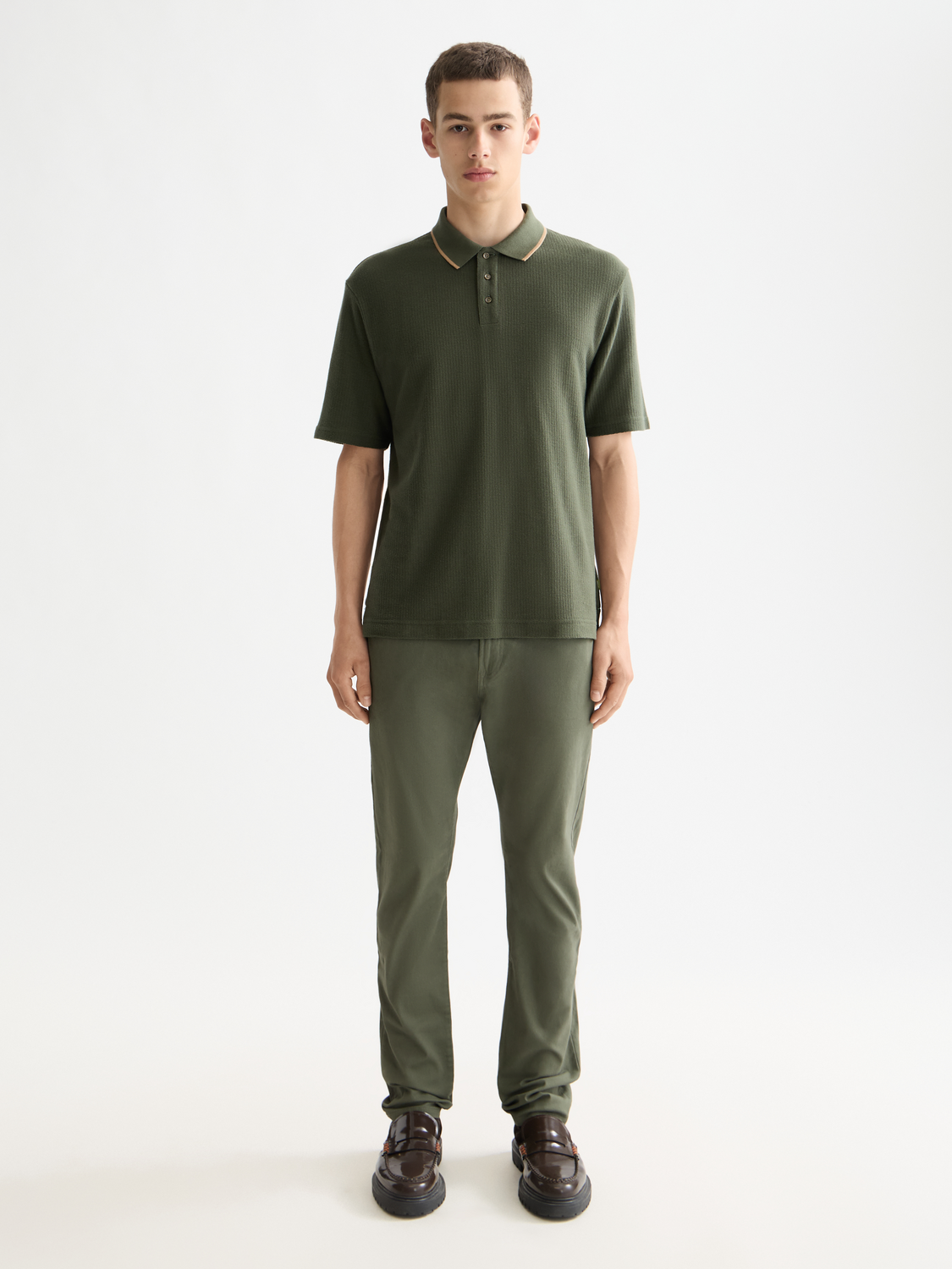 Ralston cotton-blend twill regular slim pant