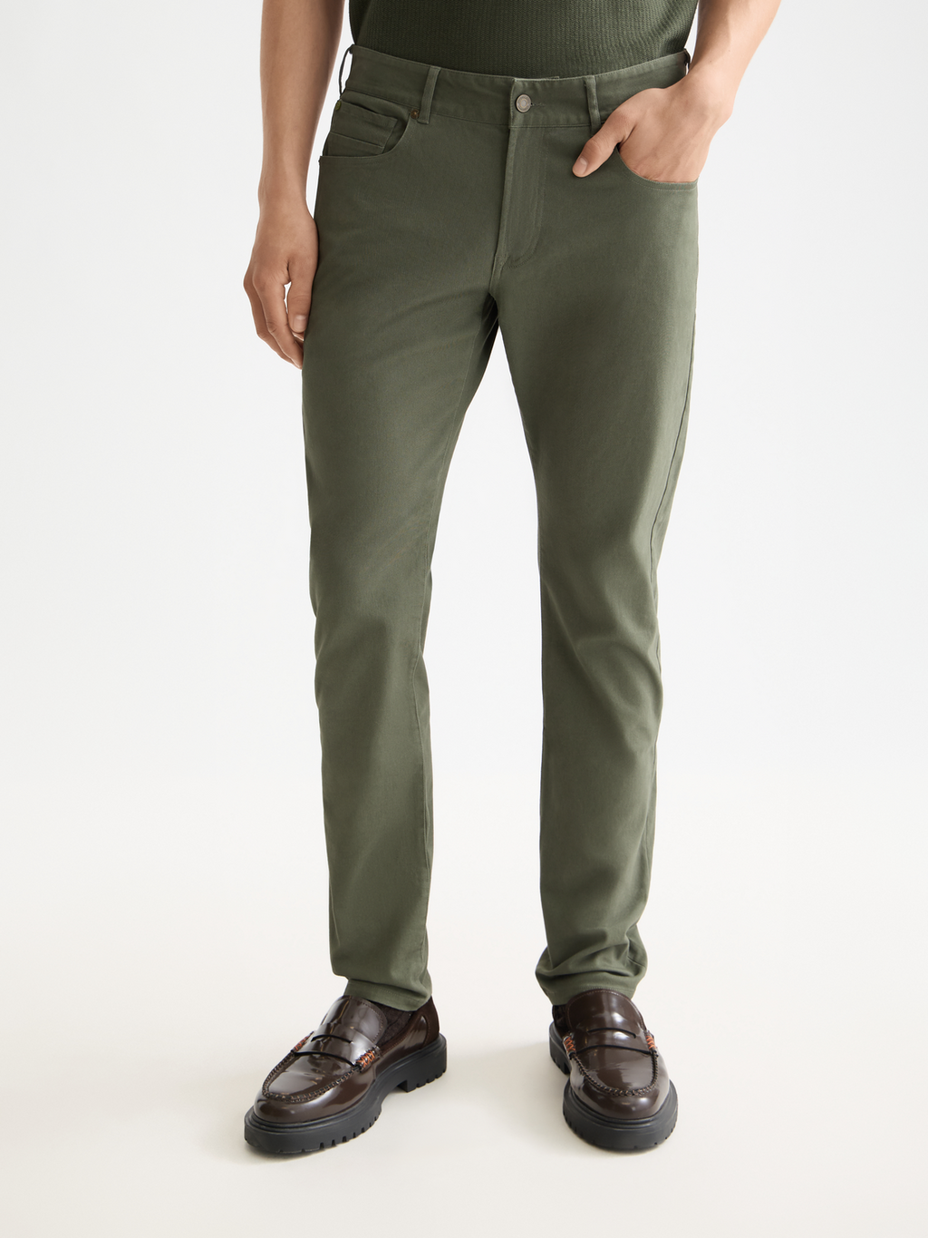 Ralston cotton-blend twill regular slim pant