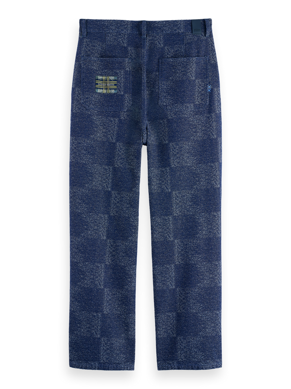 Pitch cotton jacquard loose chino