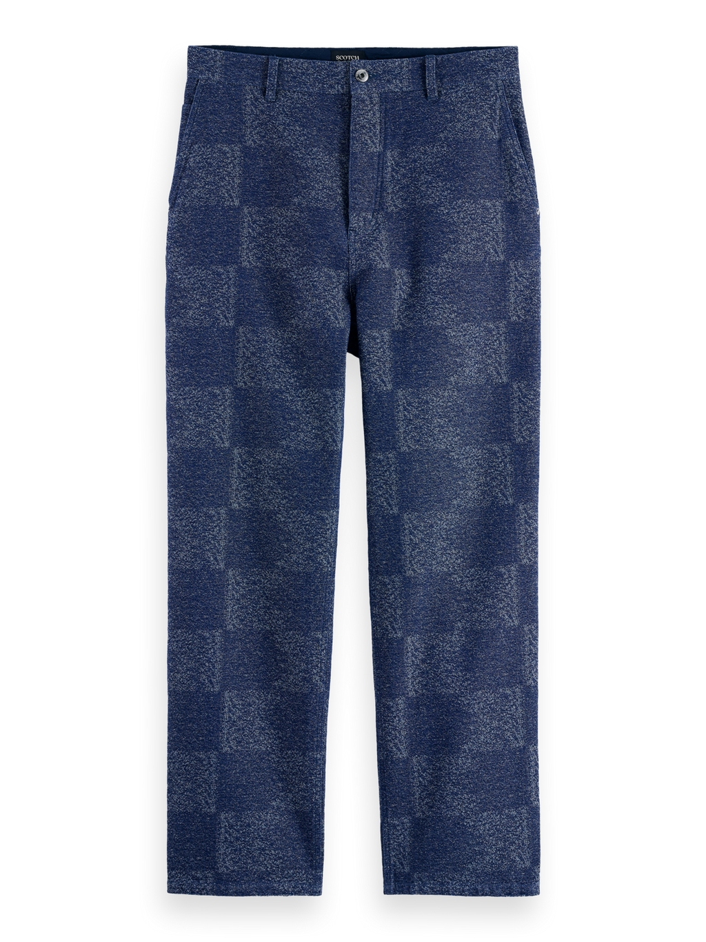 Pitch cotton jacquard loose chino