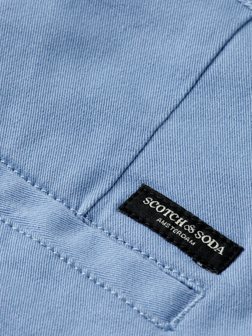 Seasonal core - Stuart - Slim-fit washed cotton blend chino