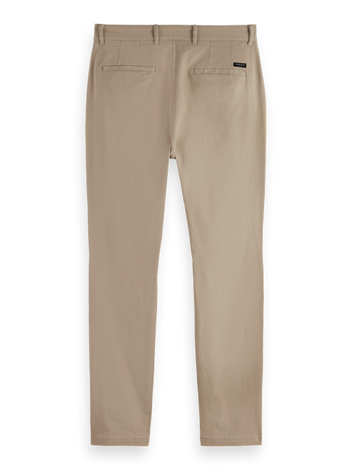 Seasonal core - Stuart - Slim-fit washed cotton blend chino