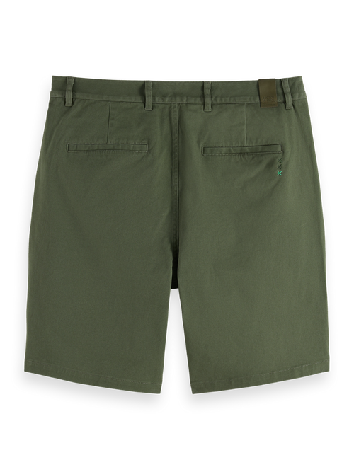 Seasonal core - Stuart washed cotton blend regular fit short