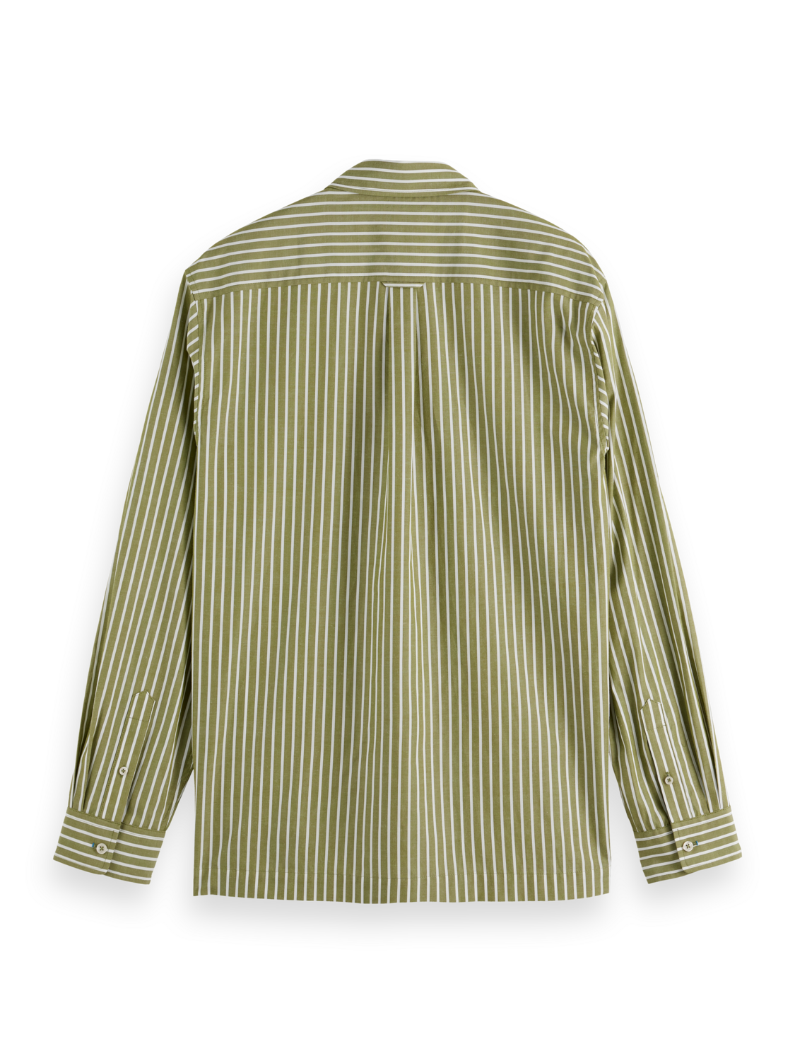 Striped poplin shirt
