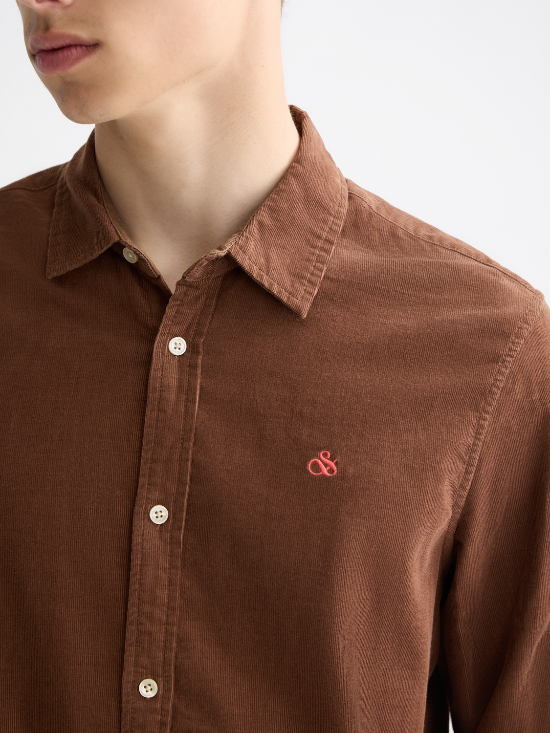 Regular corduroy shirt