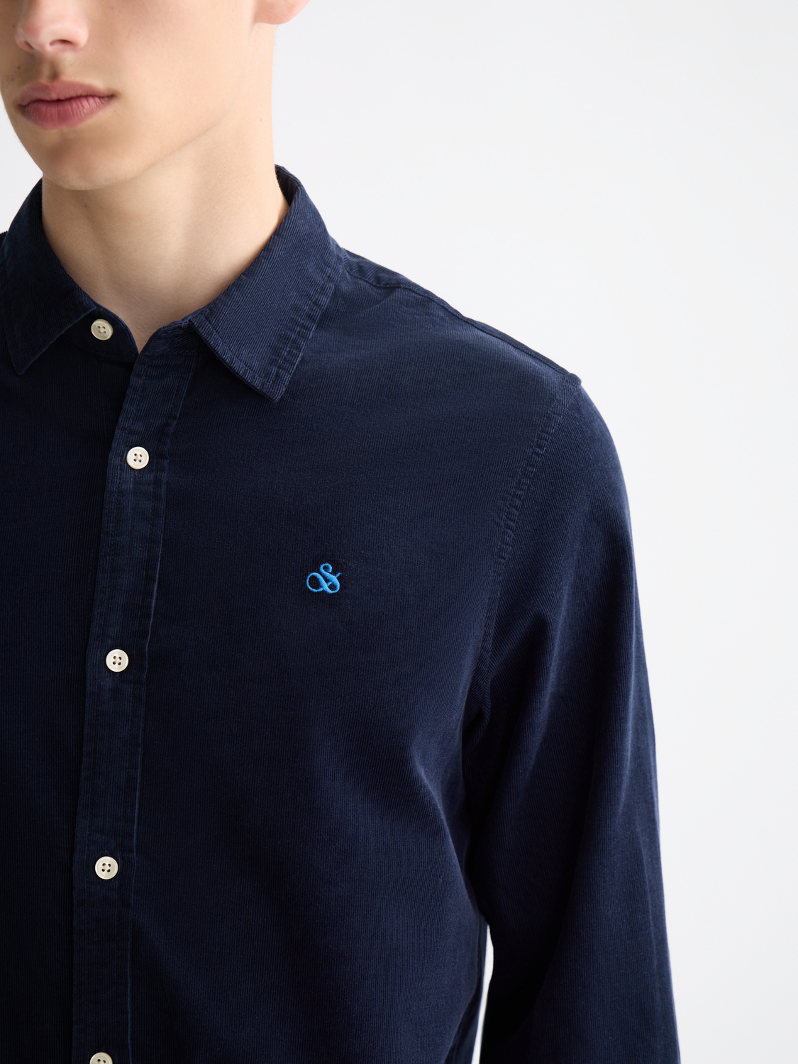 Regular corduroy shirt