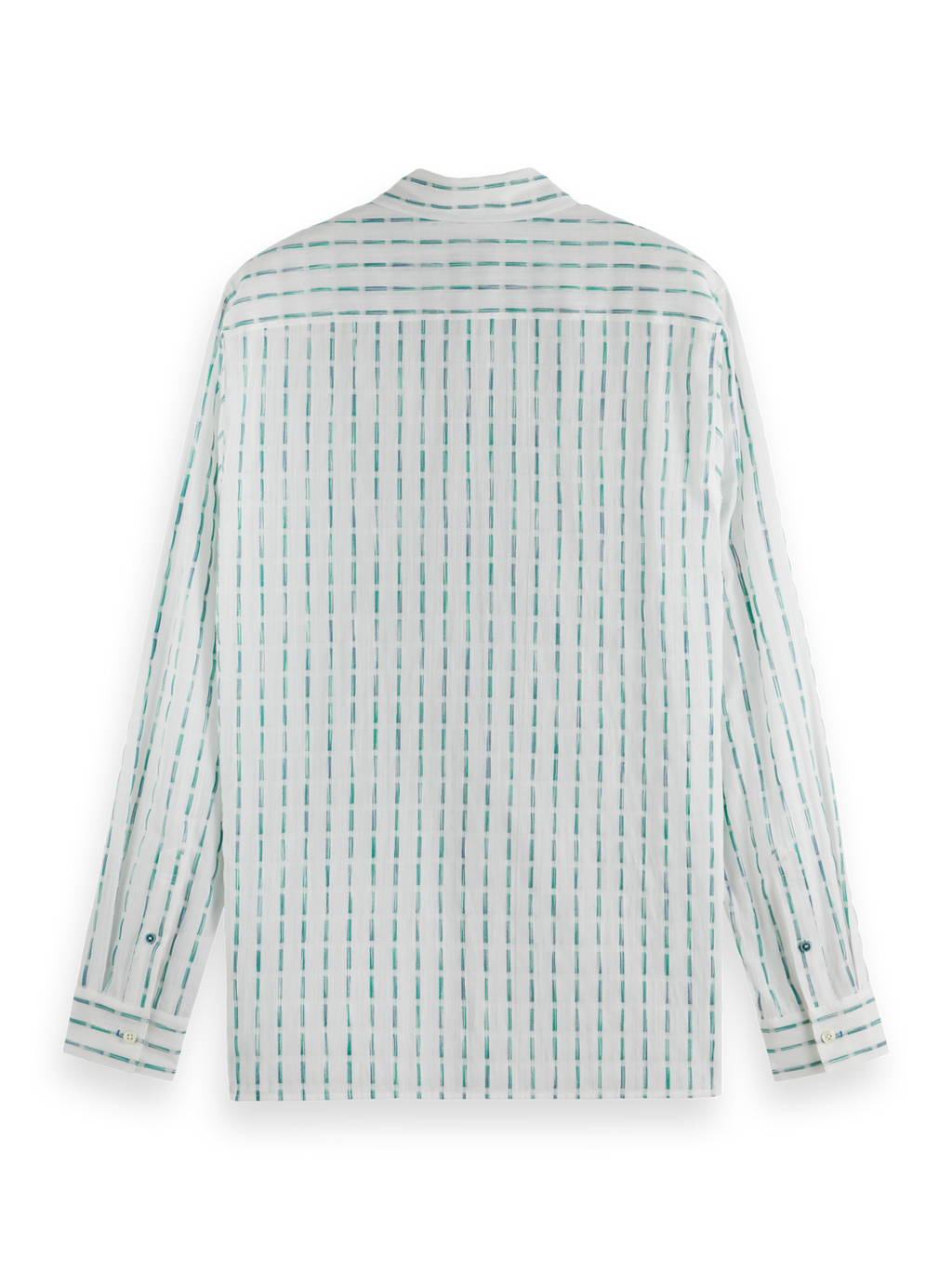 Striped cotton-voile shirt