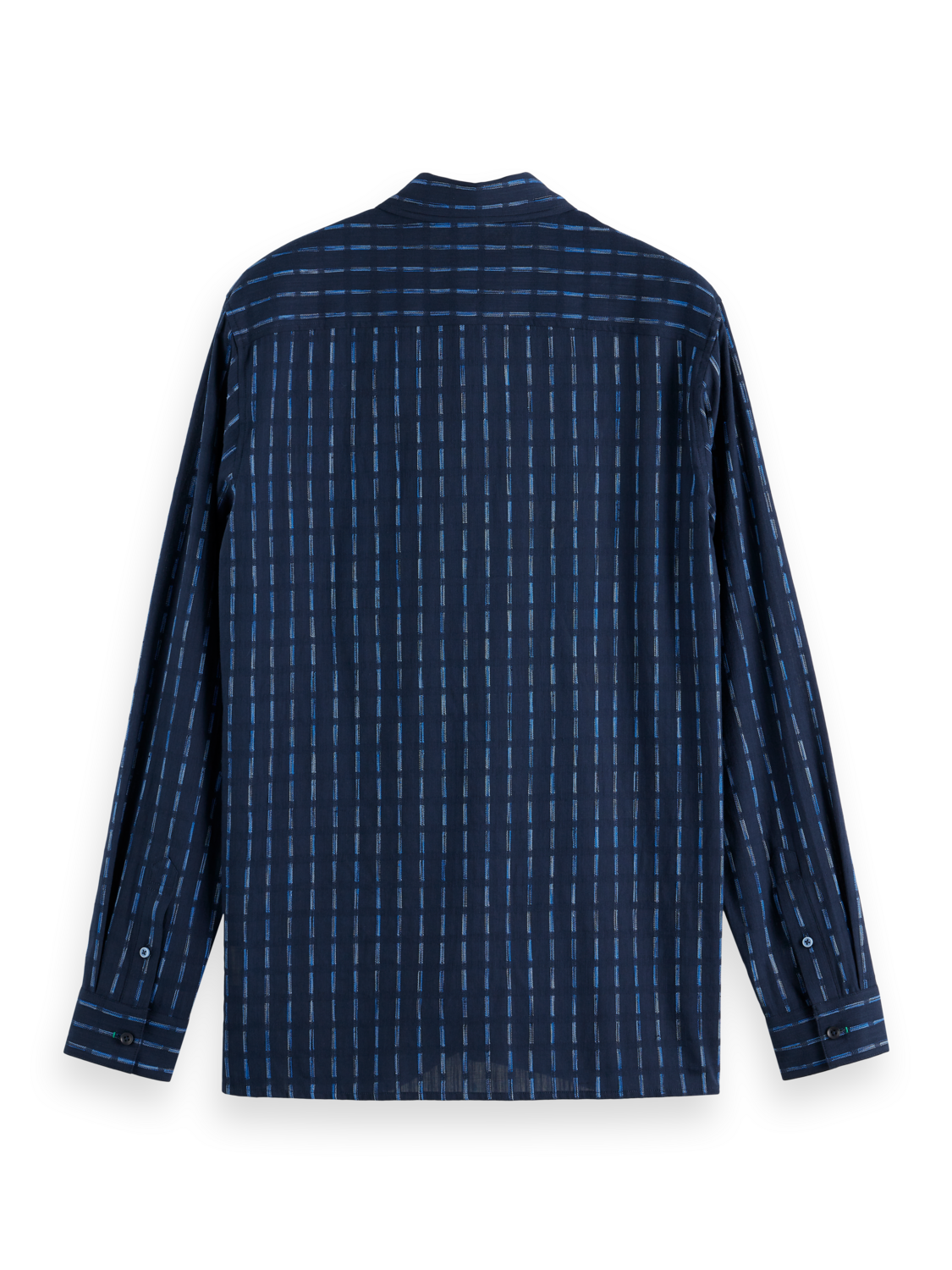 Striped cotton-voile shirt