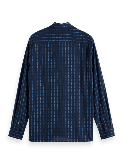 Striped cotton-voile shirt