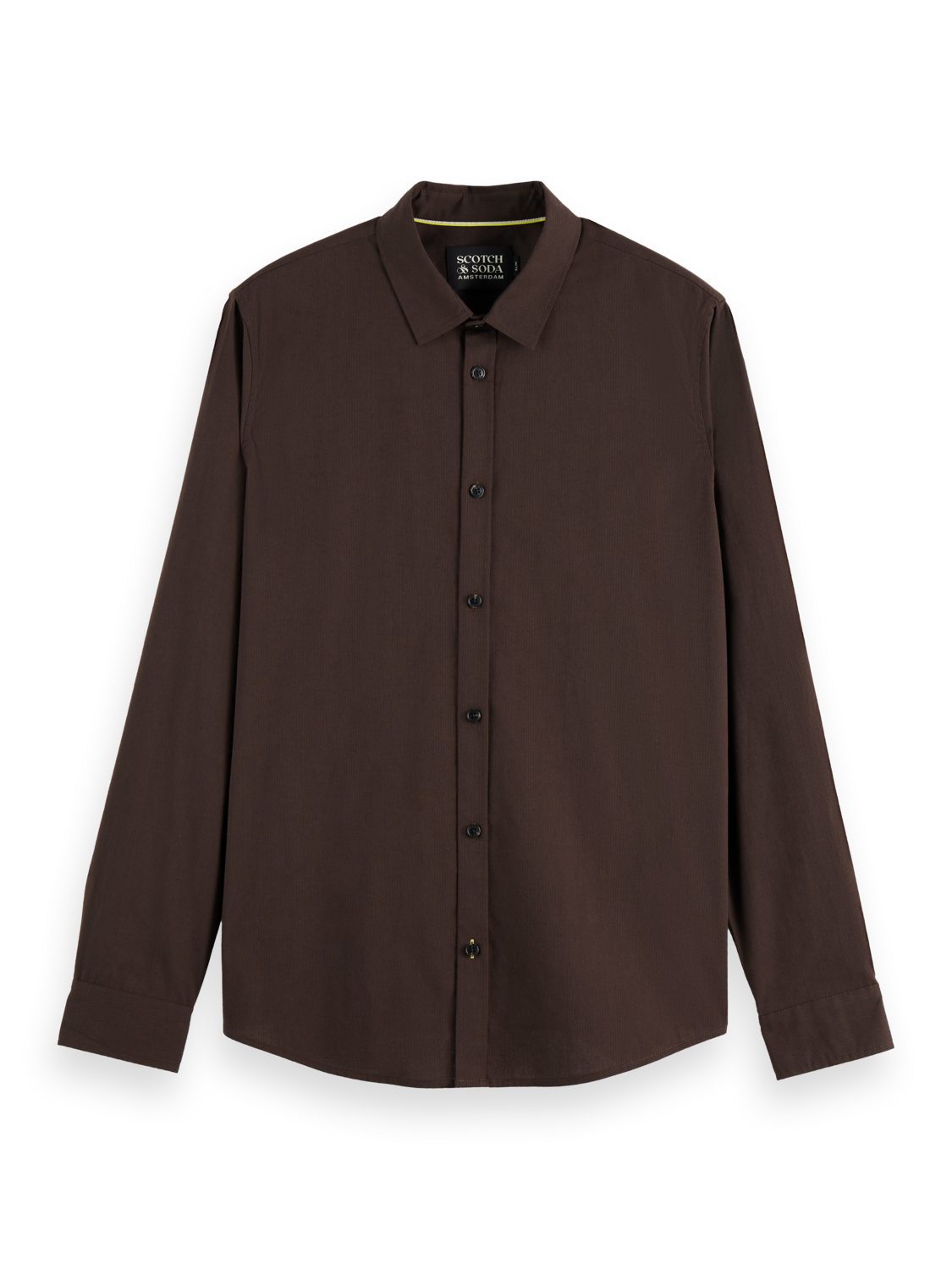 Striped slim-fit poplin shirt
