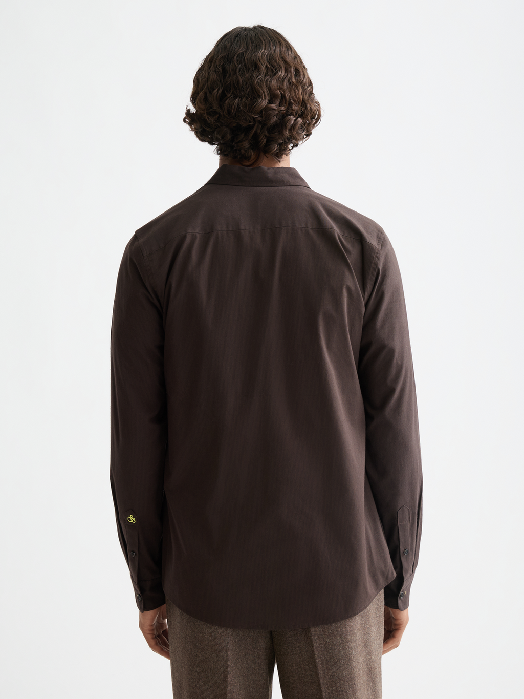 Striped slim-fit poplin shirt