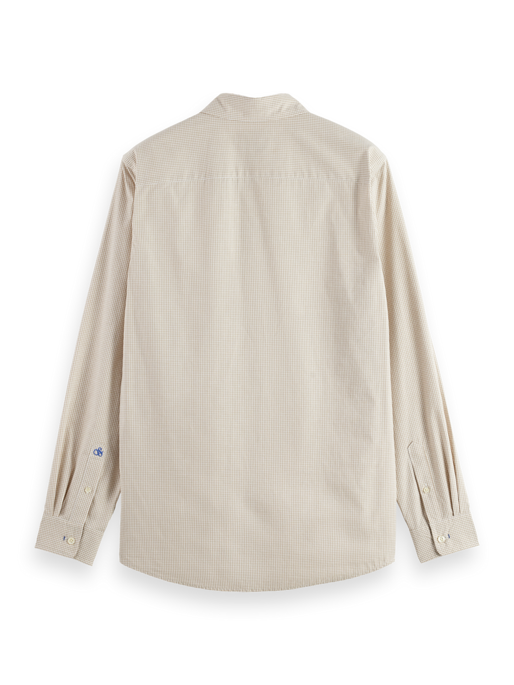 check poplin shirt