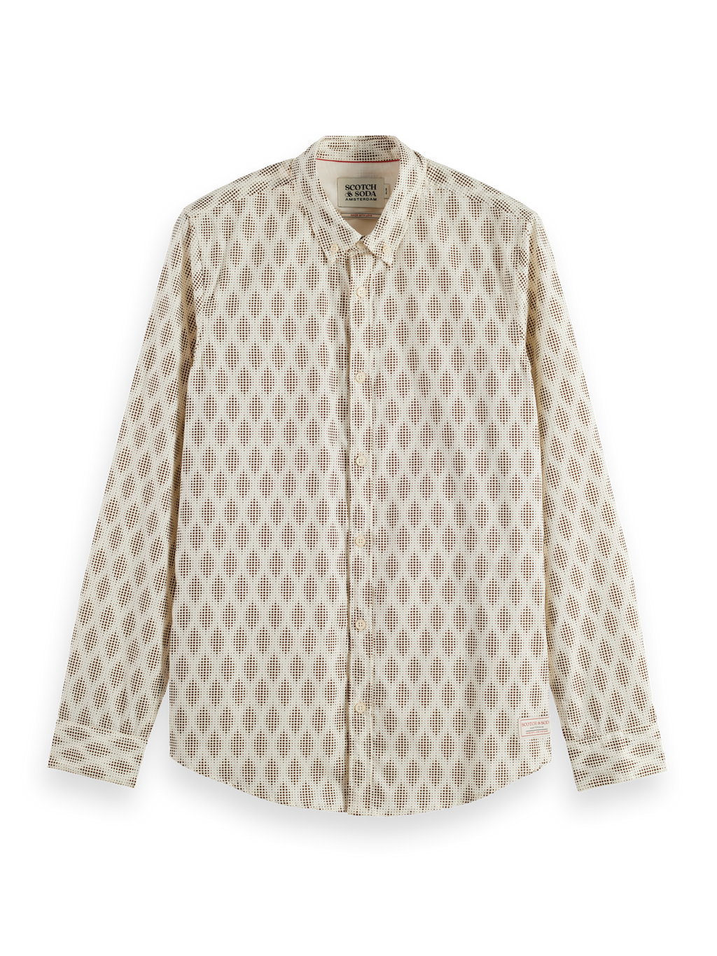 Print slim shirt