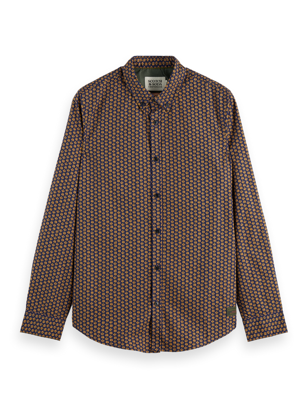 Print slim shirt