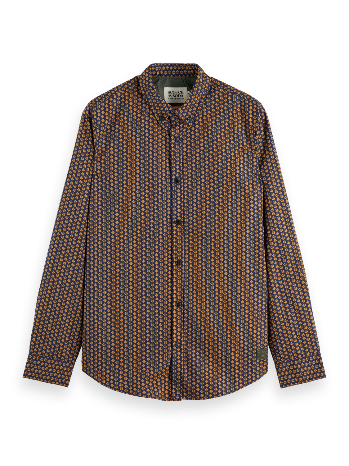 Print slim shirt