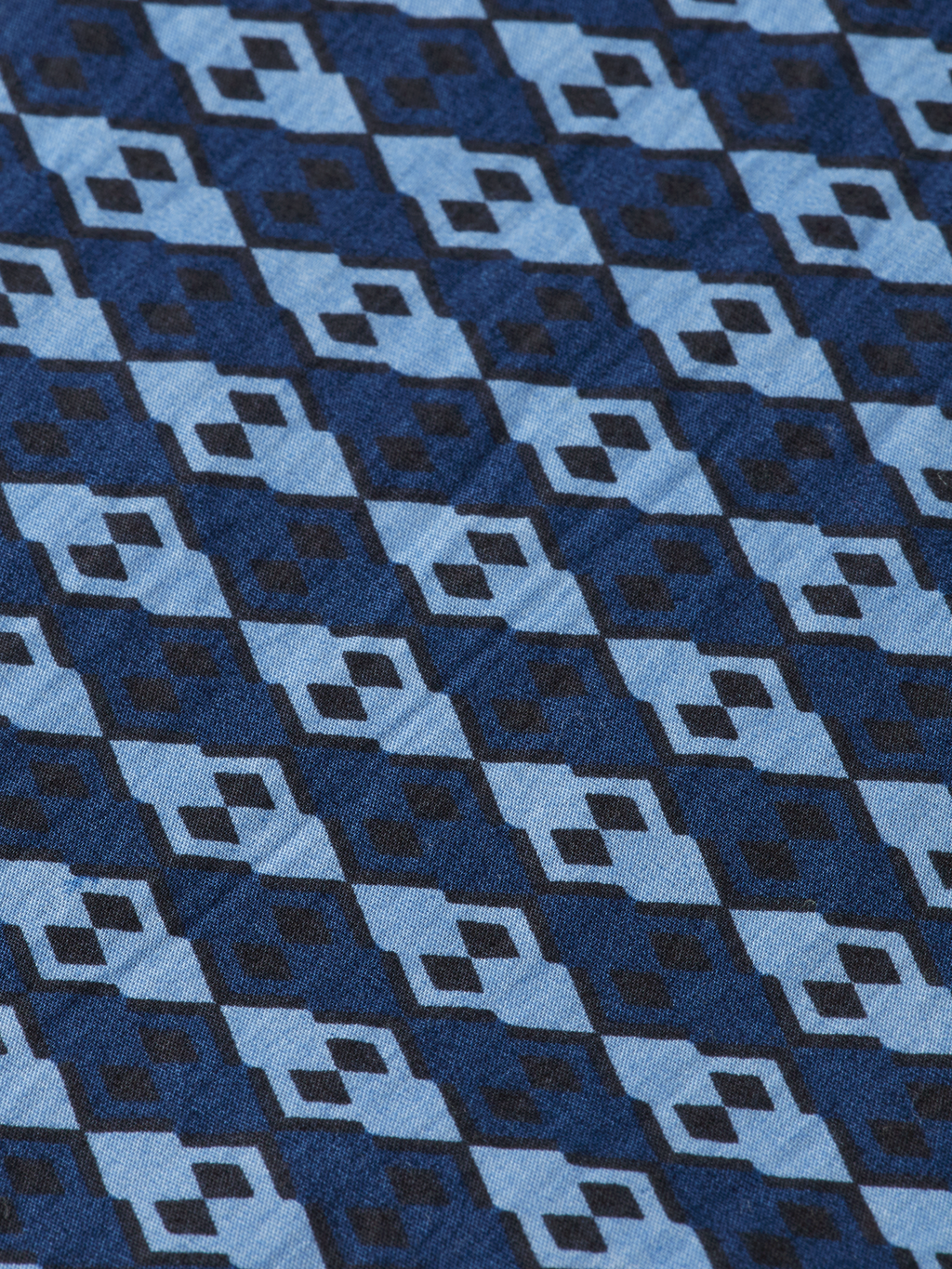 Print slim shirt