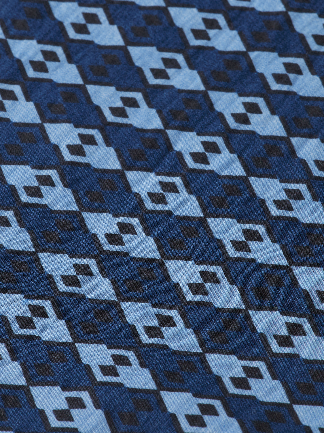 Print slim shirt