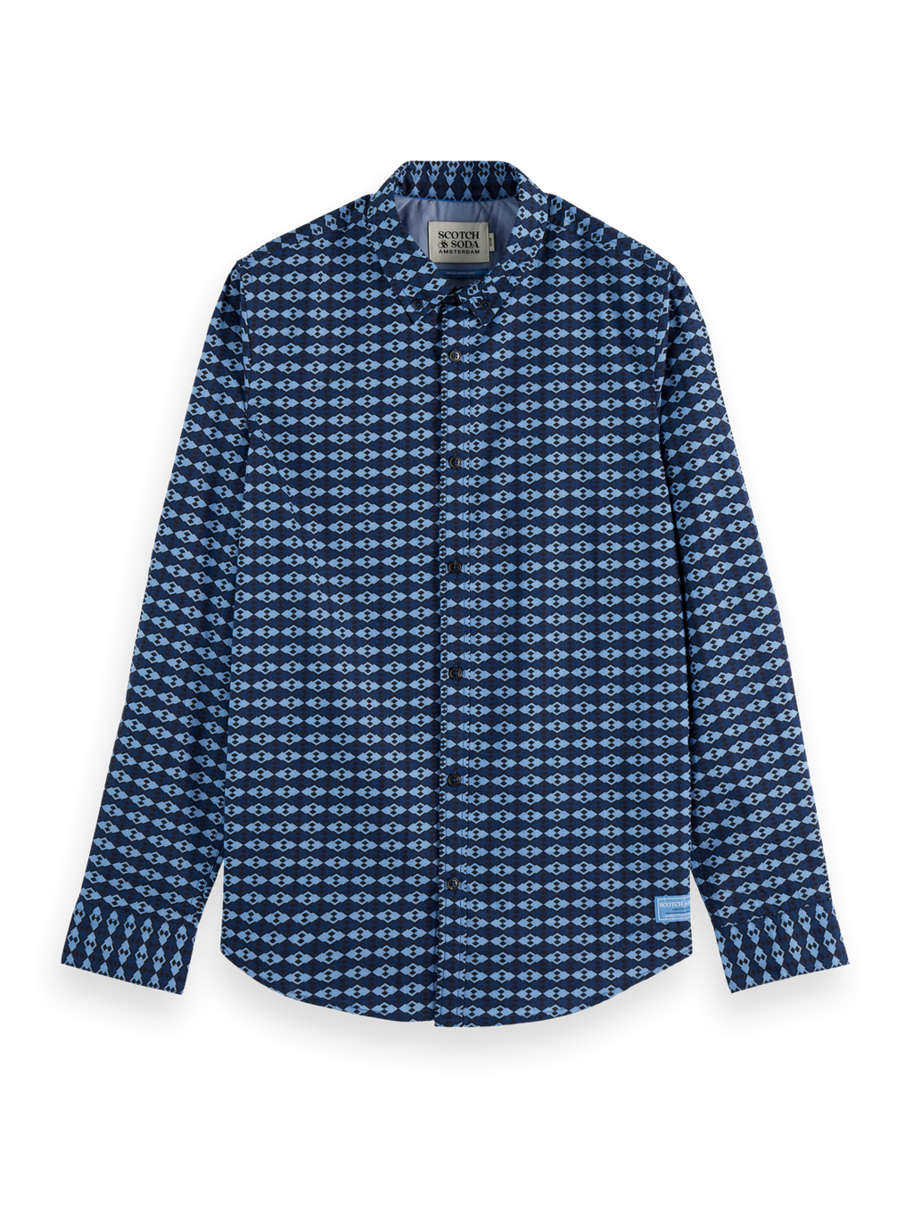 Print slim shirt