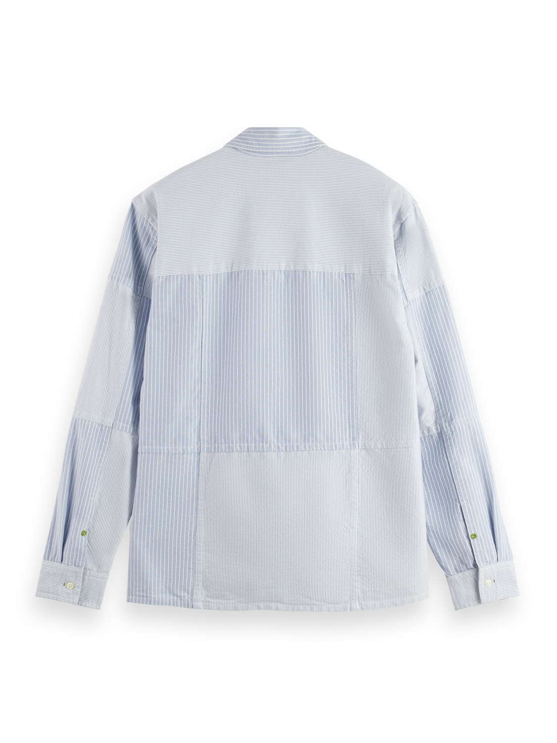 Patchwork relaxed oxford shirt