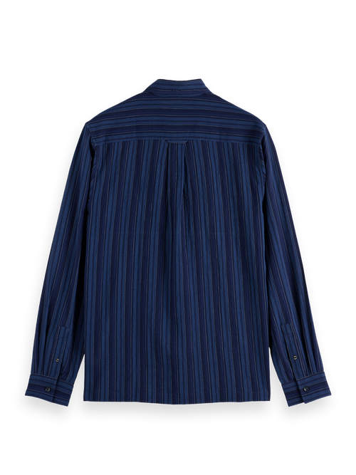 Textured stripe shirt