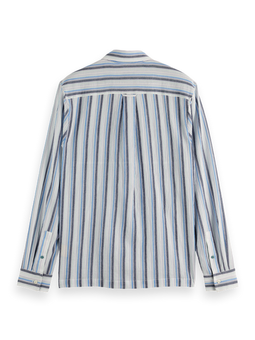 Textured stripe shirt