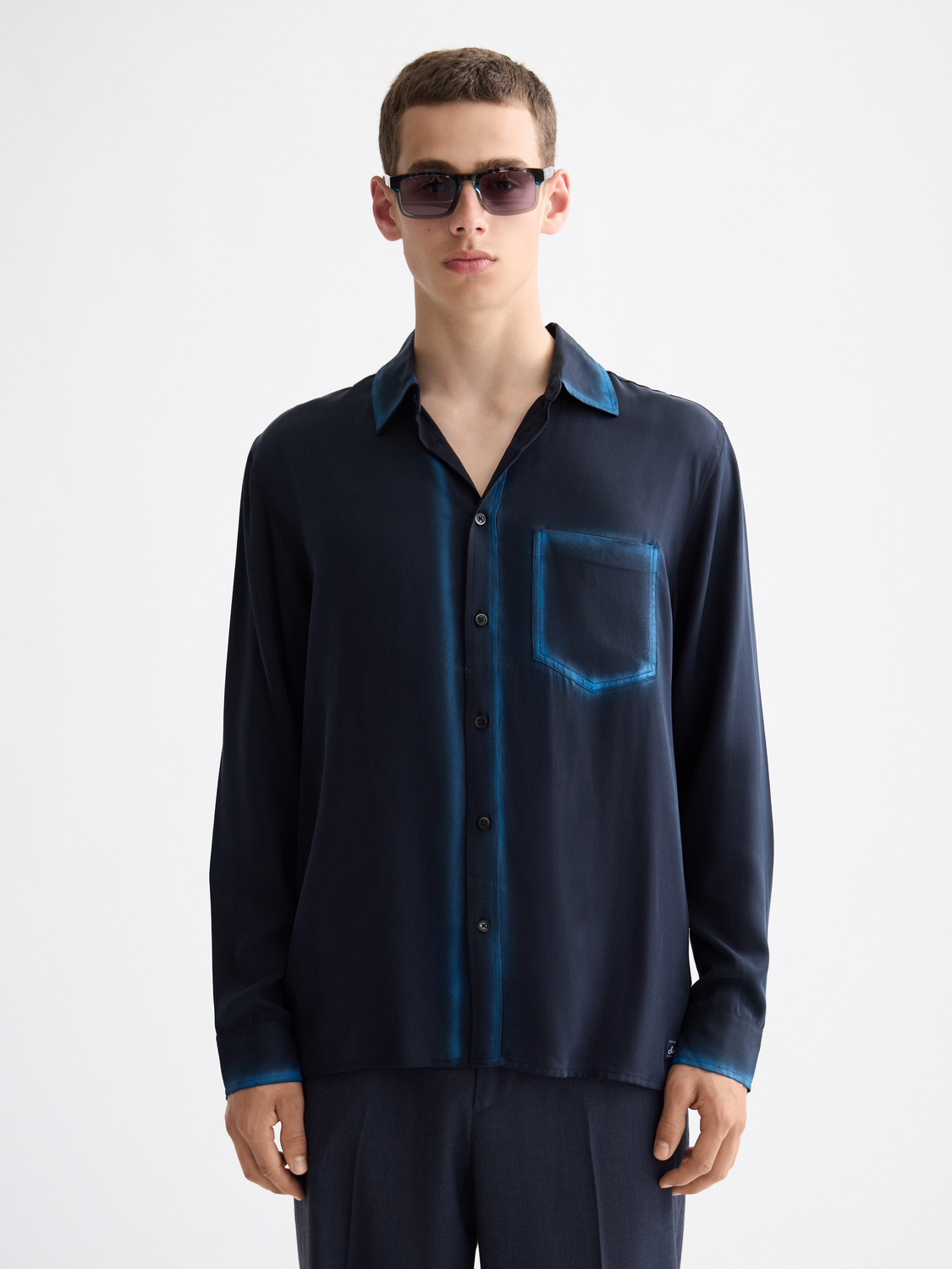 Relaxed tencel shirt