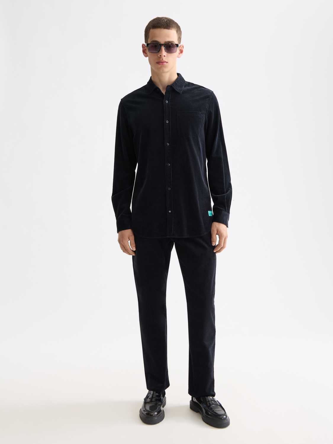 Regular corduroy shirt