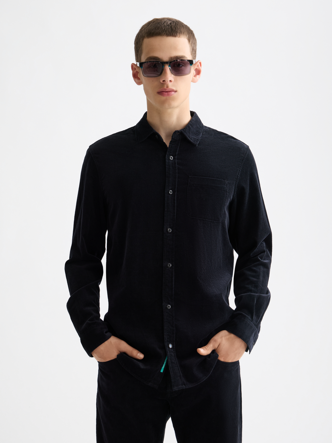 Regular corduroy shirt
