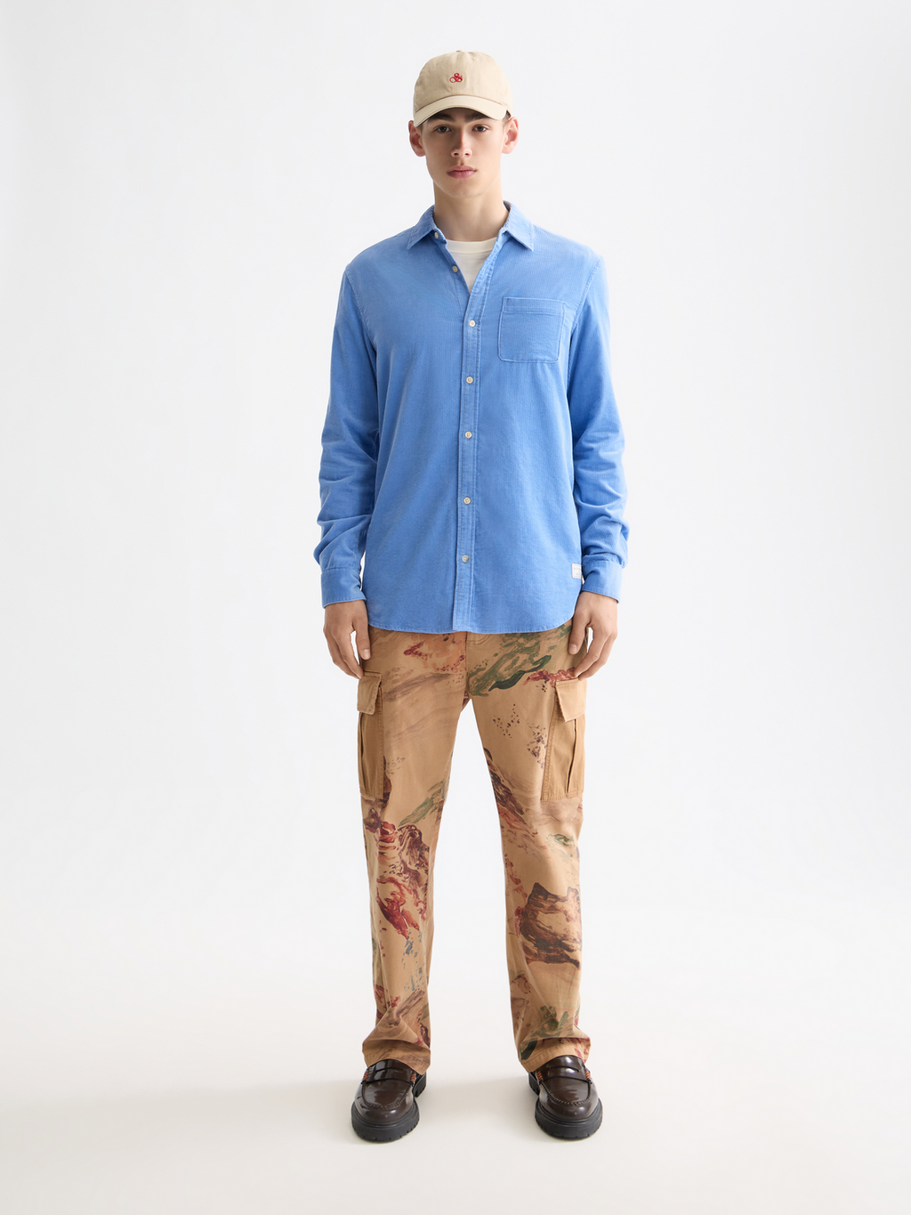 Regular corduroy shirt
