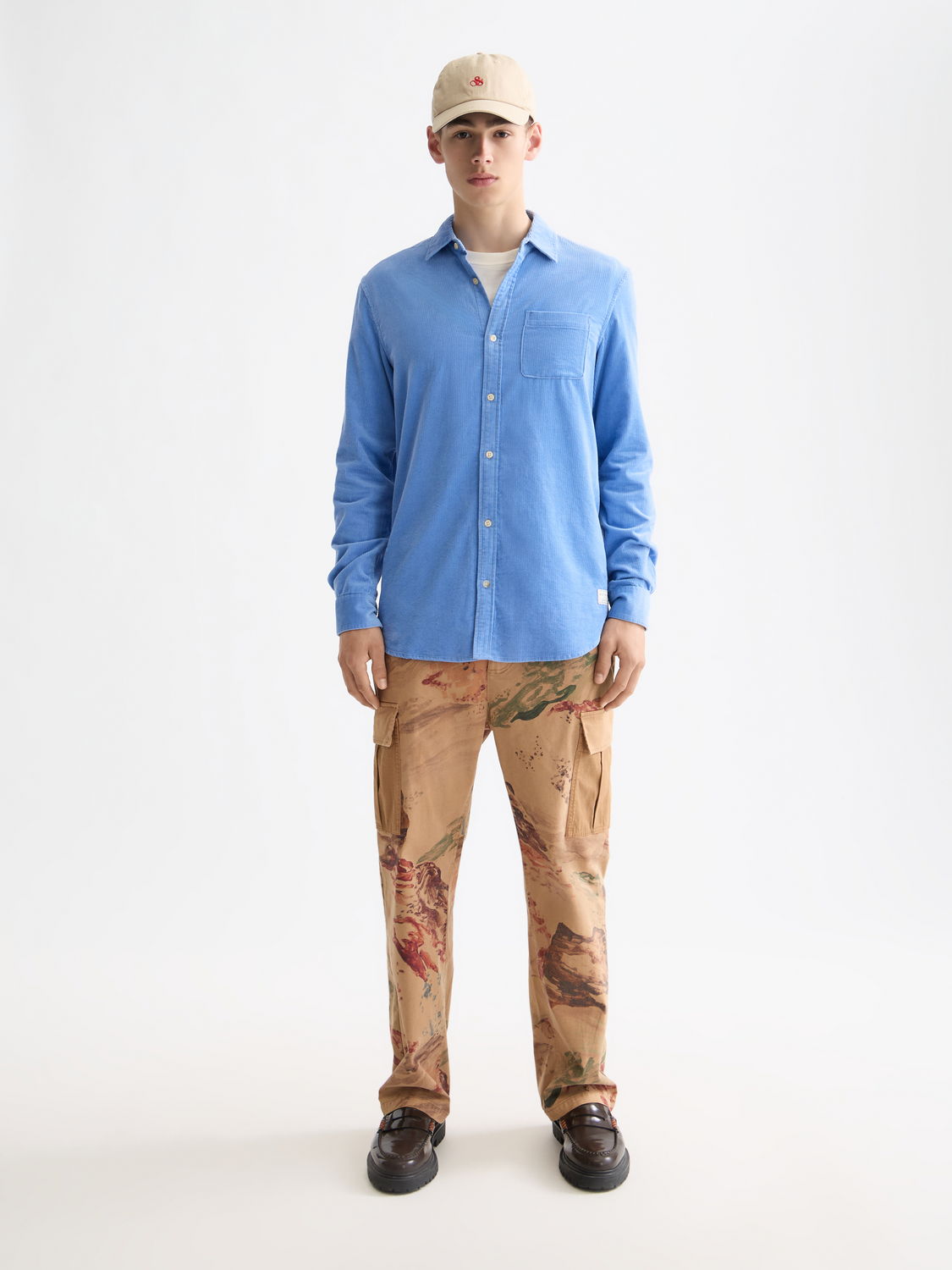 Regular corduroy shirt