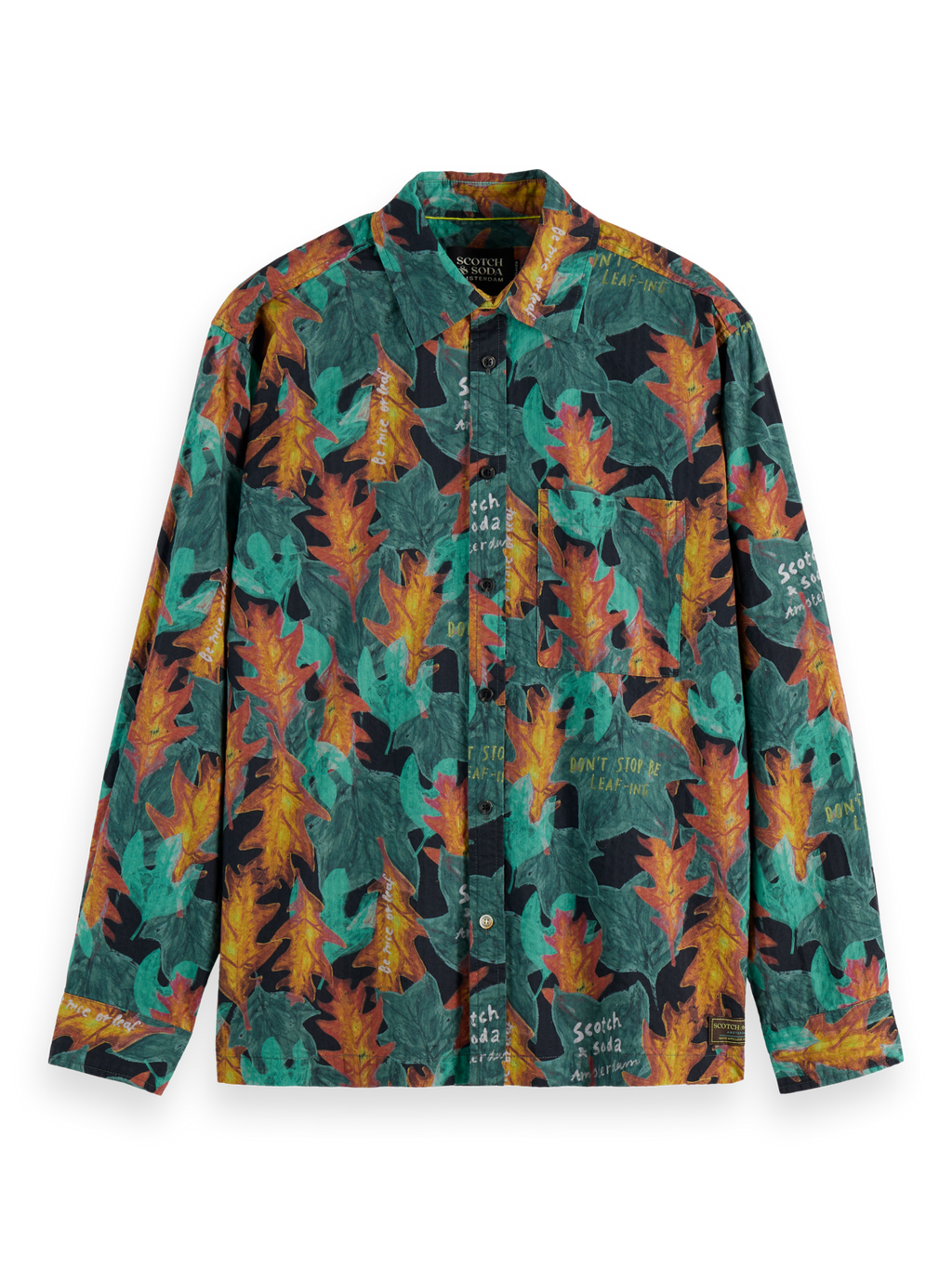 Structured printed shirt