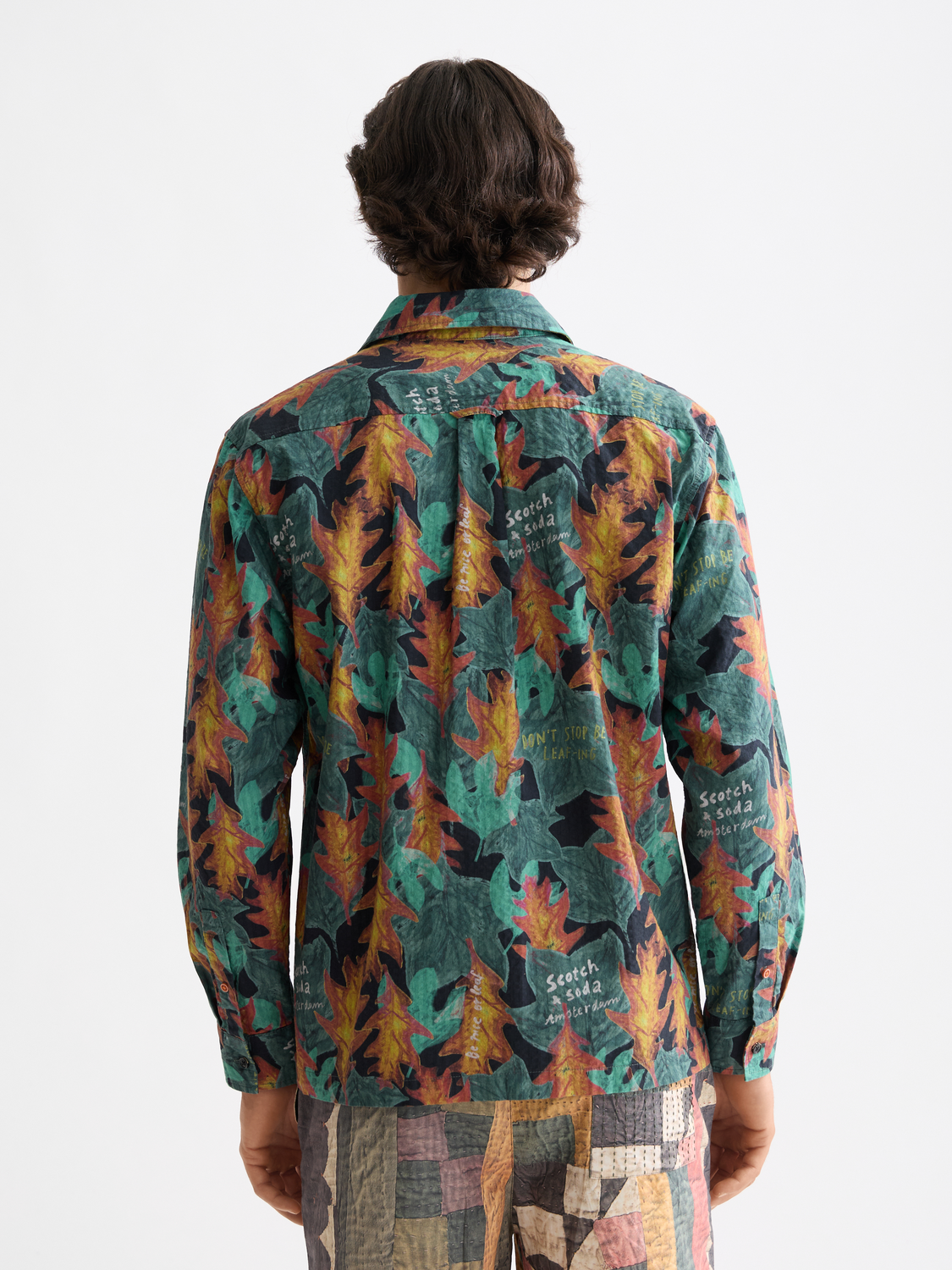 Structured printed shirt