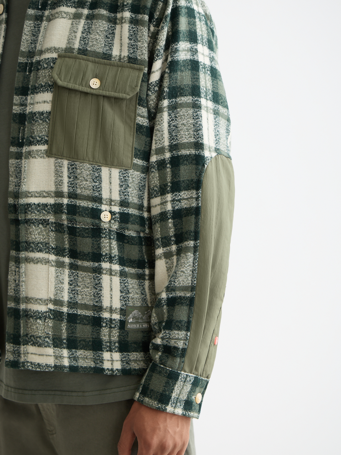 Patchwork relaxed shirt