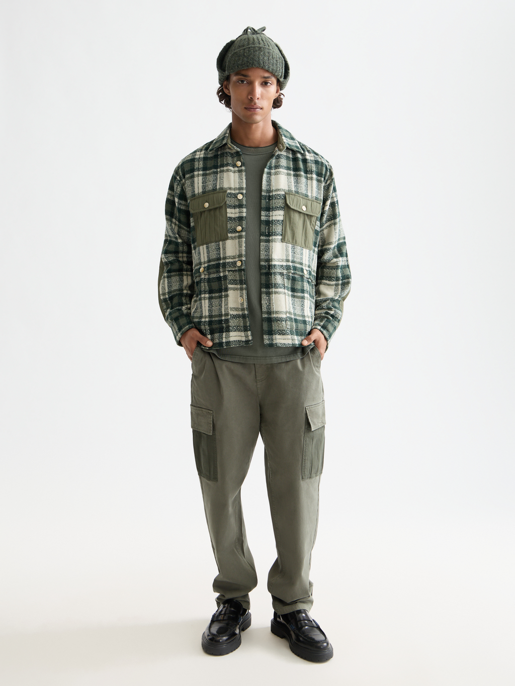 Patchwork relaxed shirt
