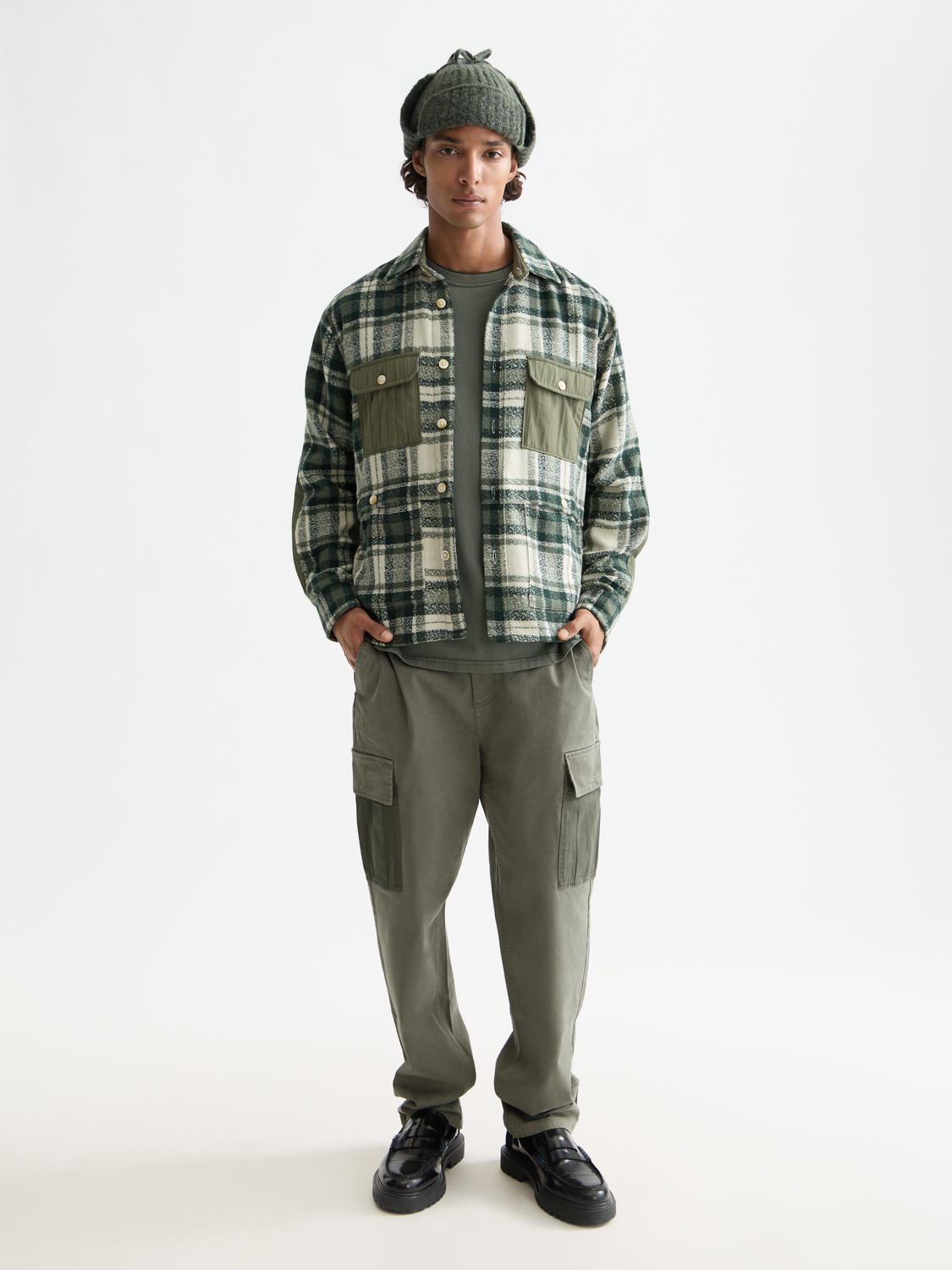 Patchwork relaxed shirt