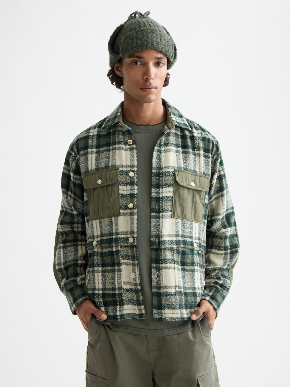 Patchwork relaxed shirt