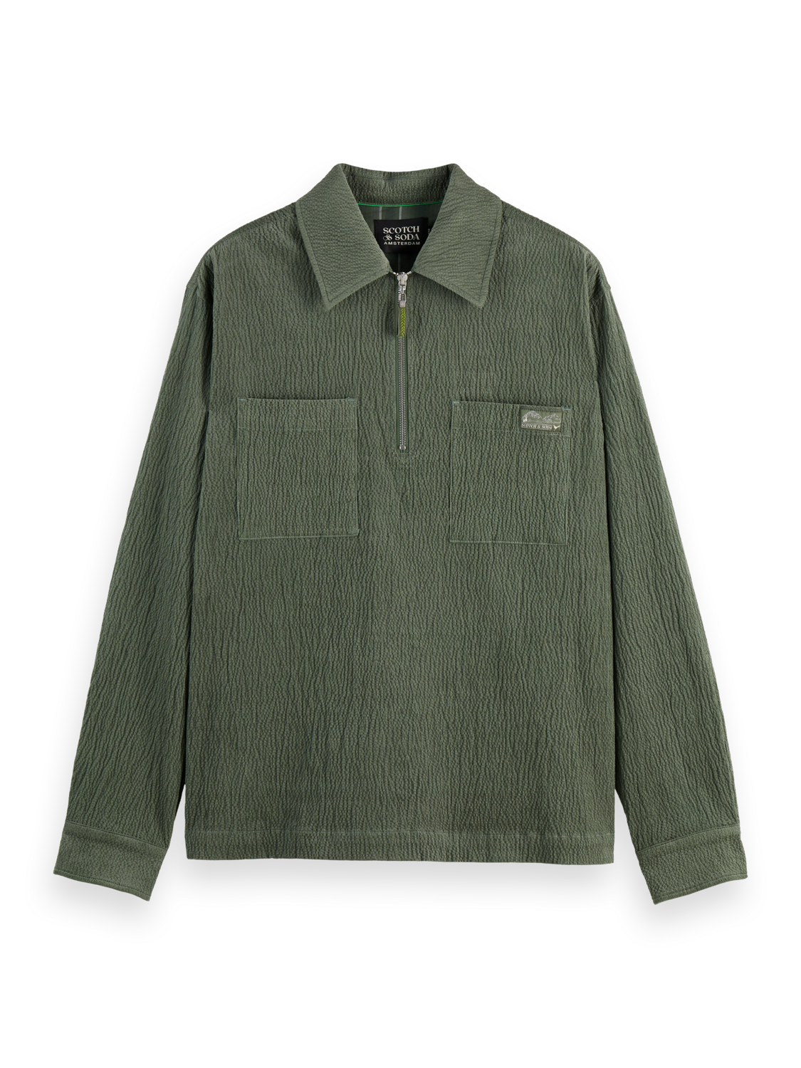1/4 zip corduroy shirt
