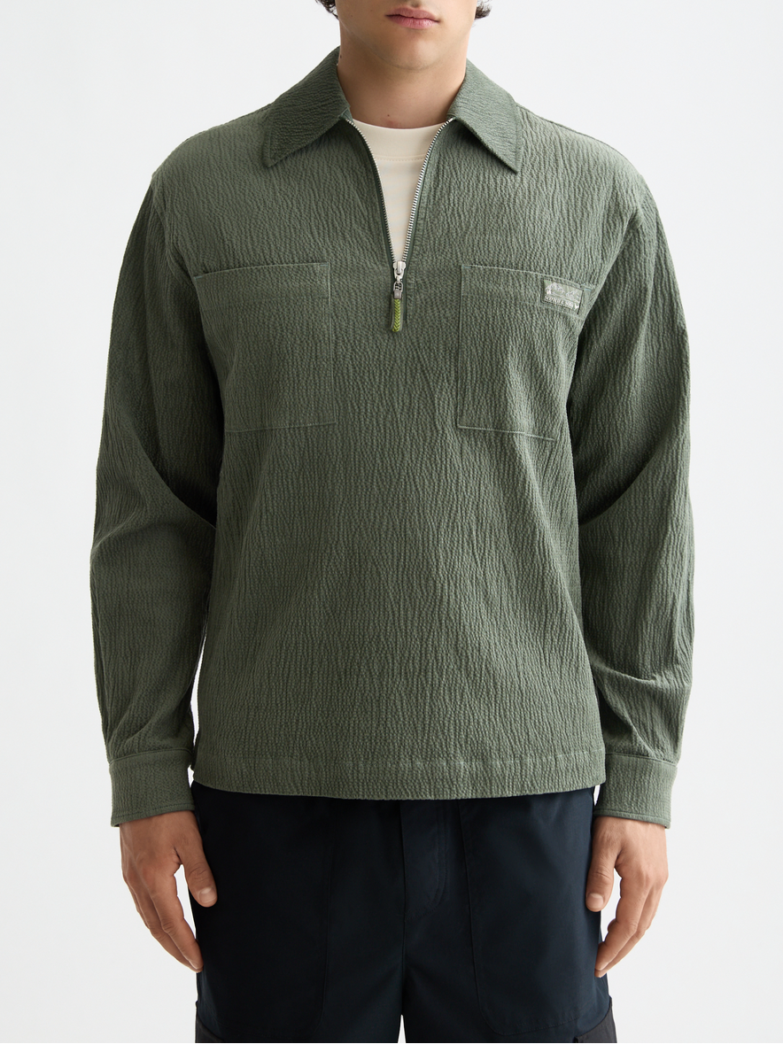 Corduroy zip shirt – Scotch & Soda Amsterdam