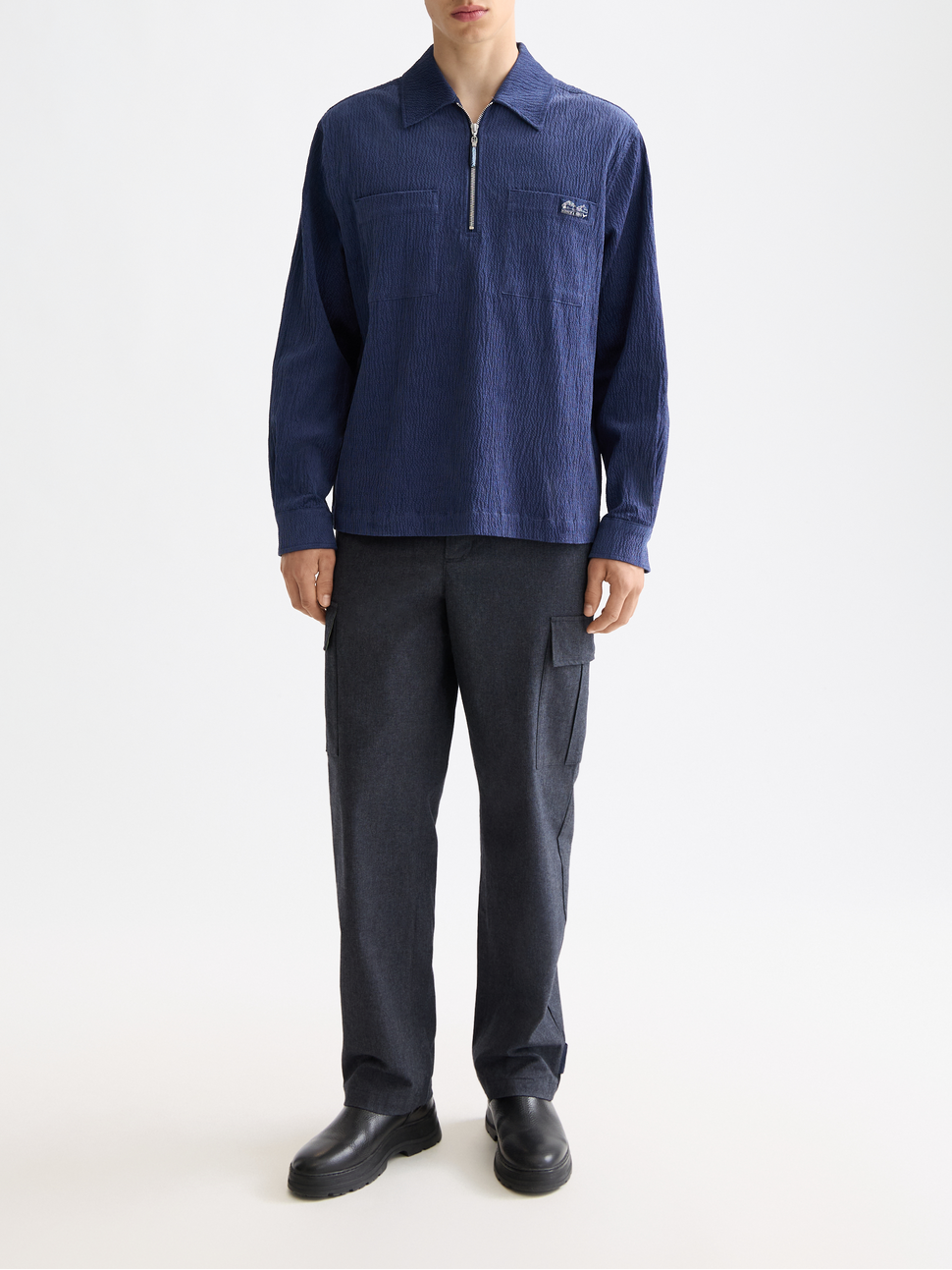 Corduroy zip shirt – Scotch & Soda Amsterdam