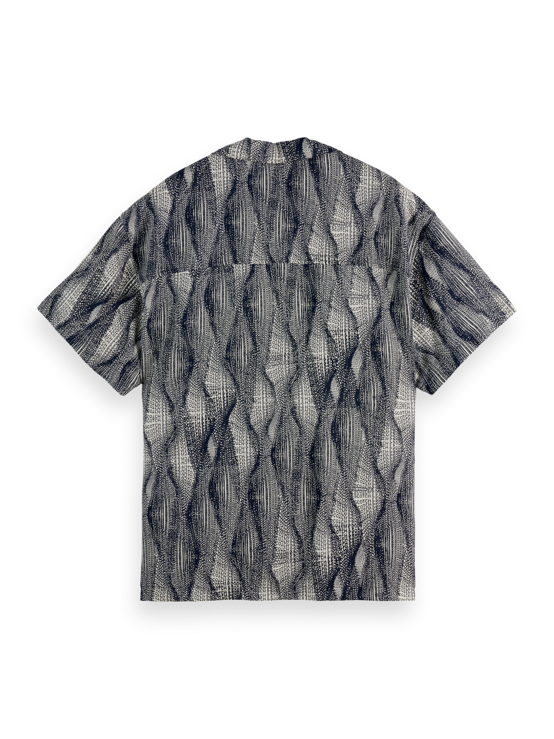 Printed short sleeve tencel shirt