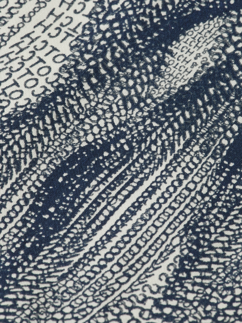 Printed short-sleeved tencel shirt