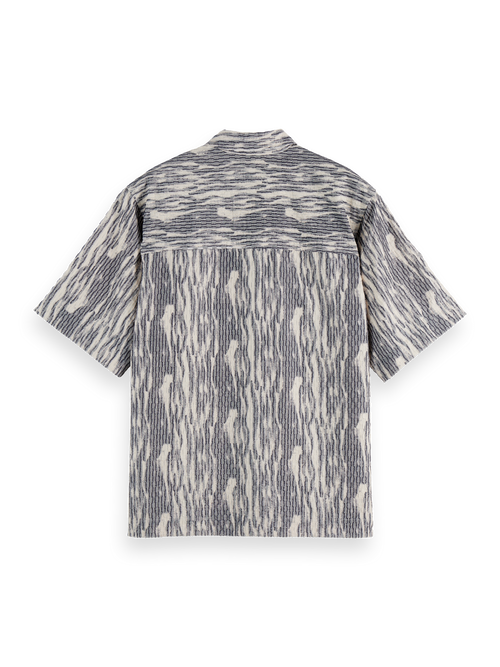 Jacquard short-sleeved shirt
