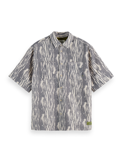 Jacquard short-sleeved shirt