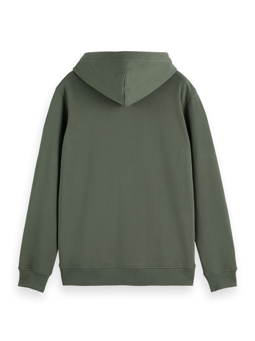 Seasonal core - Regular-fit logo badge hoodie