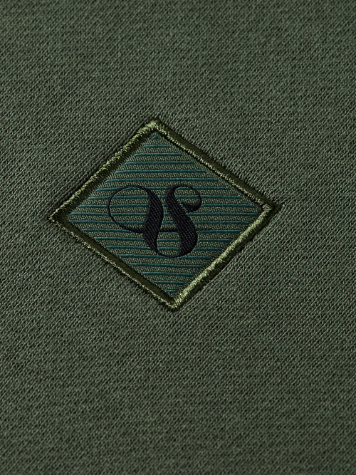 Seasonal core - Regular-fit logo badge hoodie