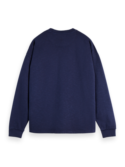Seasonal core - 3 crosses garment-dyed sweatshirt