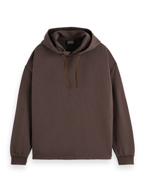Seasonal core - 3 crosses garment-dyed hoodie