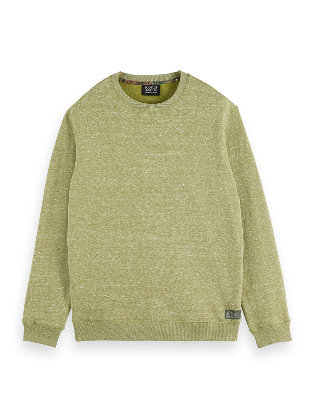 Melange Crew Neck Sweatshirt